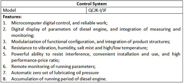 Control System of 20kW Weichai and Weike Marine Diesel Generator Set.png